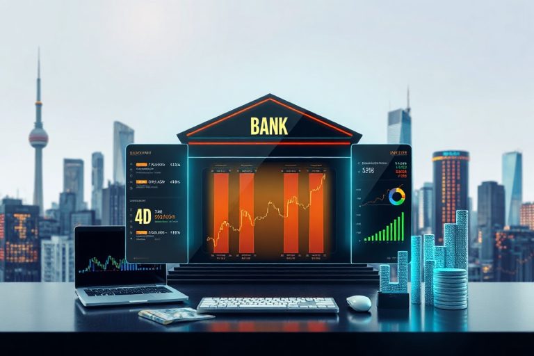 Hero illustration for the article “The Impact of Economic Trends on the Banking Sector in 2026”