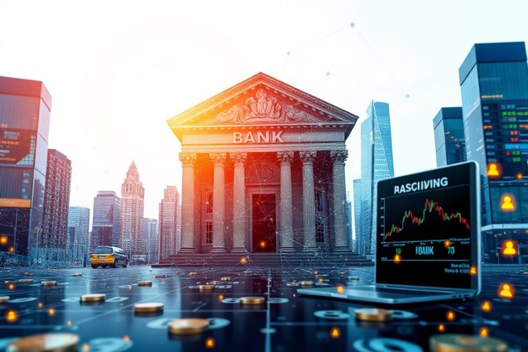 Hero illustration for the article “Latest Developments in the Banking Industry: Key Trends for 2026”