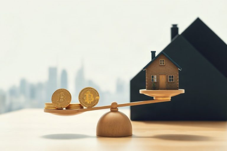 Hero illustration for the article “South Korean Investors Shift Focus from Crypto to Real Estate Amid Market Uncertainty”