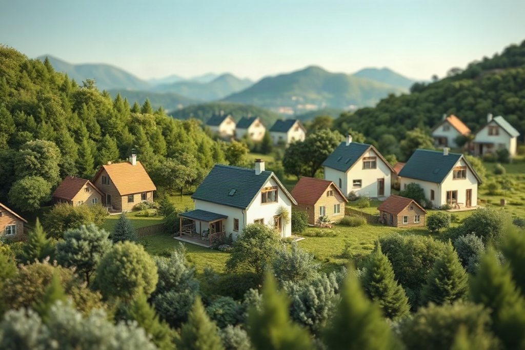 Hero illustration for the article “Survey Reveals Surge in Interest for Eco-Friendly Housing Options Among Millennials”