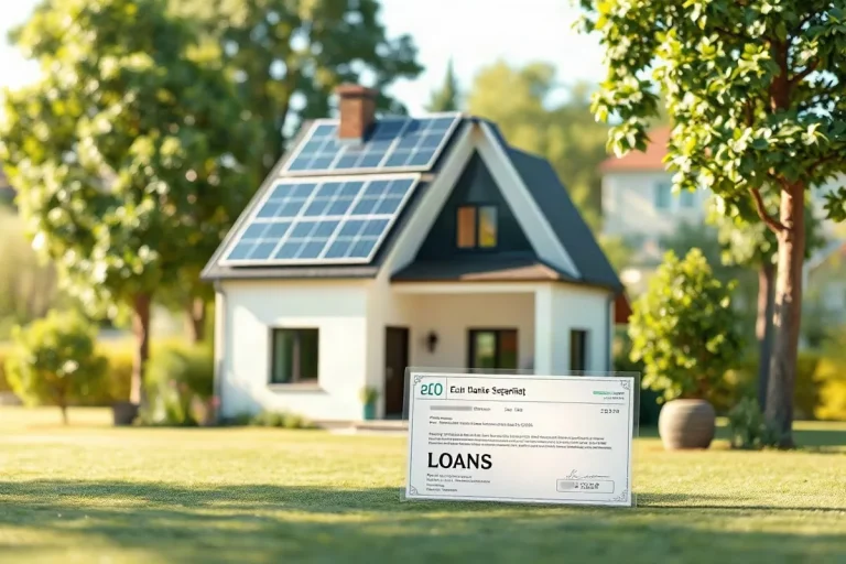 Hero illustration for the article “Green Mortgages: Driving Sustainable Homeownership in 2026”