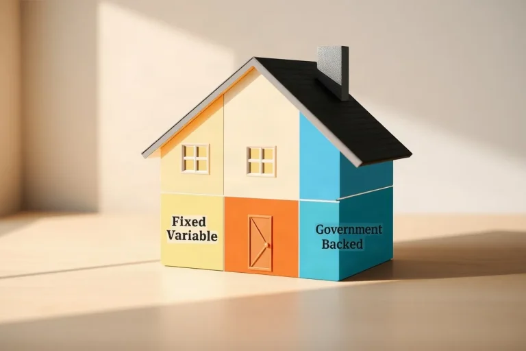 Hero illustration for the article “Decoding Mortgage Types: Fixed, Variable, and Beyond”