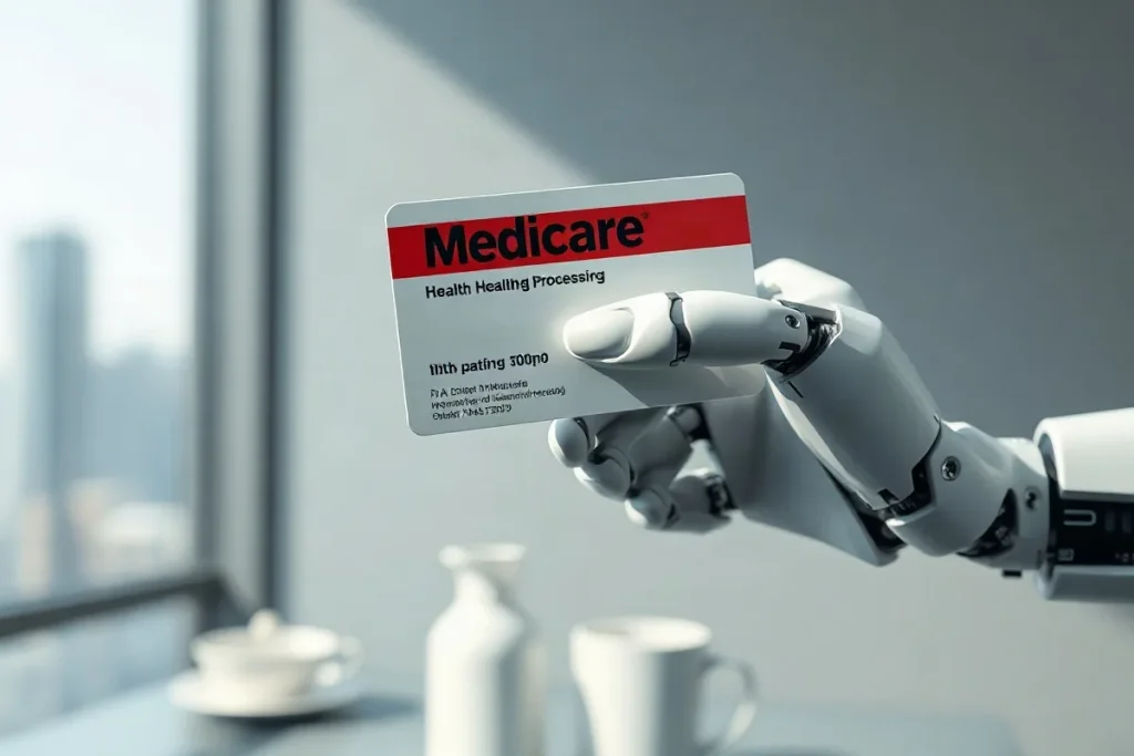 Hero illustration for the article “Medicare’s AI Claims System Sparks Rise in Denials”