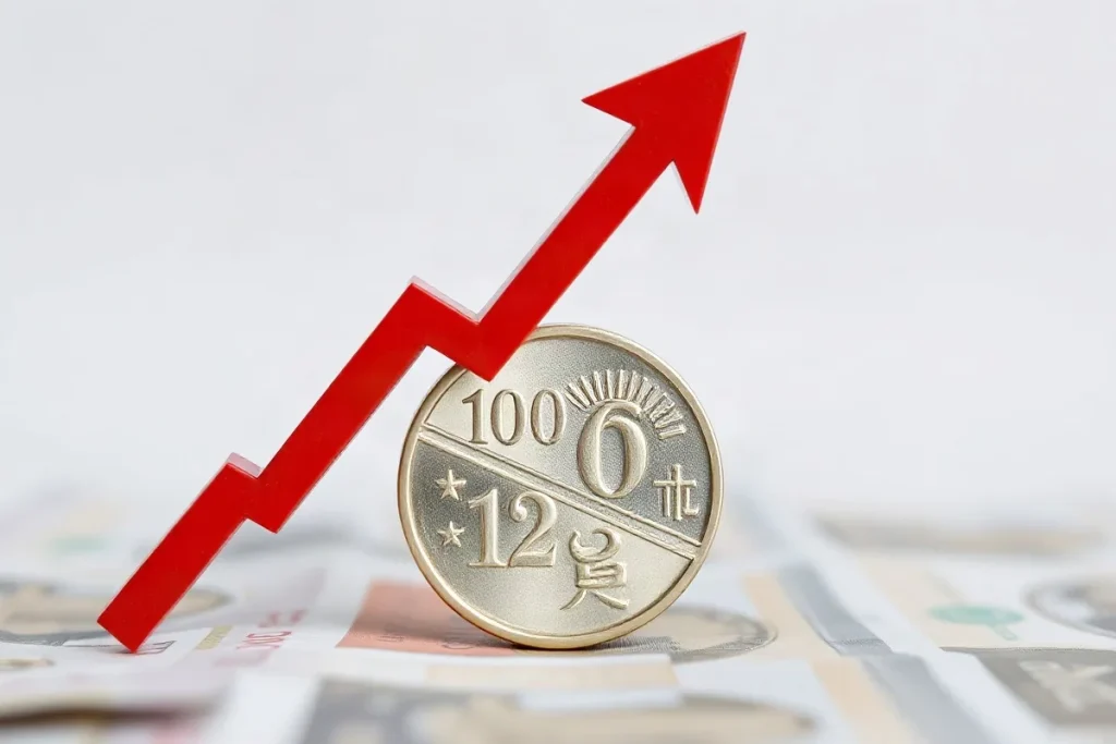 Hero illustration for the article “Bank of Japan Raises Rates to Highest Since 1995 Amid”