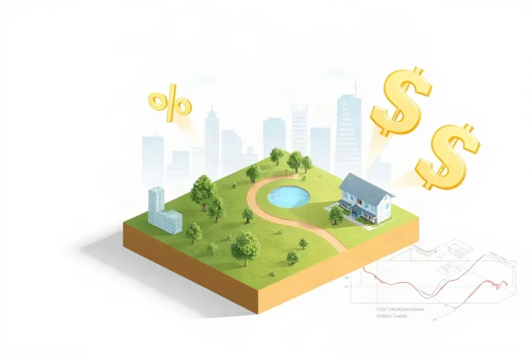 Hero illustration for the article “How Land Finance Structures Shape Your Property Investment”