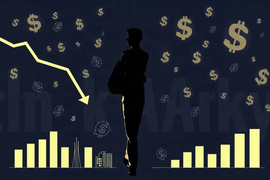 Hero illustration for the article “Goldman Sachs Links Low Happiness to Weak Consumer Sentiment”
