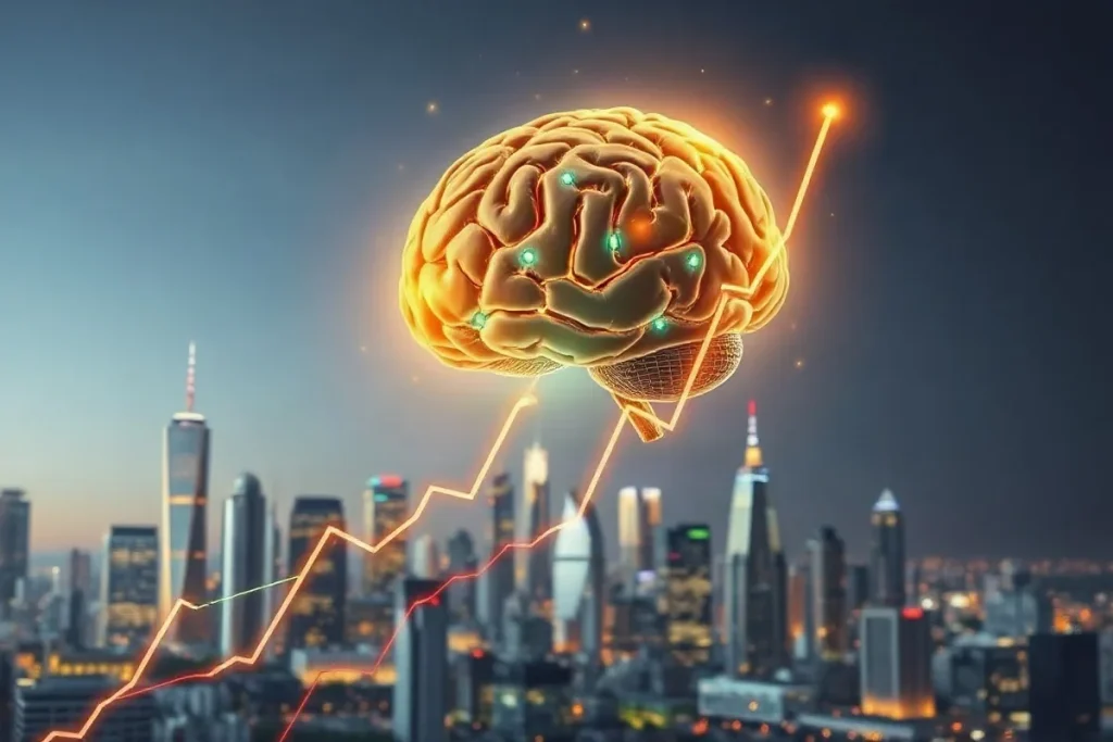 Иллюстрация к статье «Акции Meta резко выросли после запуска AI-ассистента»