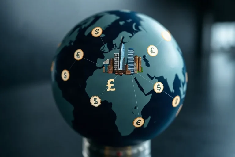 Hero illustration for the article “Understanding Money Centers: The Core of Global Financial”