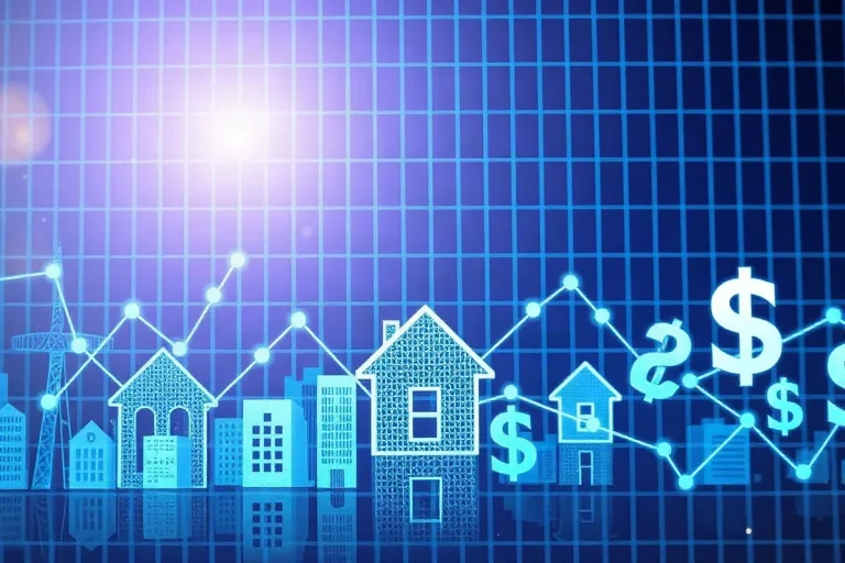 Hero illustration for the article “Visualizing Financial Flows in Property and Mortgage Markets”