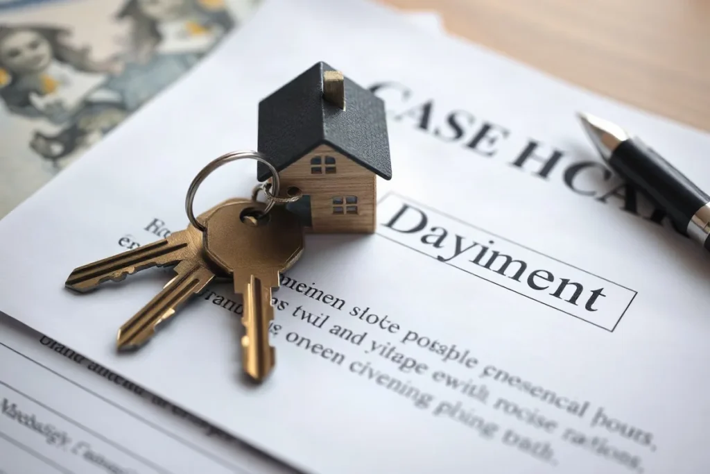 Hero illustration for the article “Deposit Money: How Much Is Needed to Secure a Mortgage?”