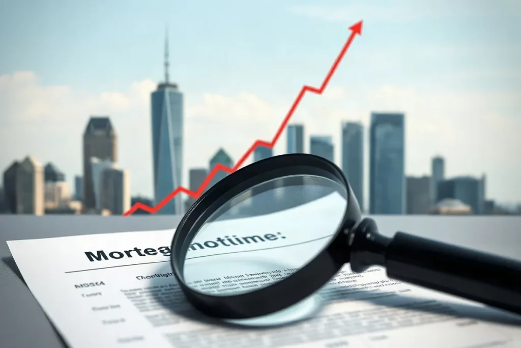 Hero illustration for the article “Money Shot in Property Finance: Key Market-Moving Moments”