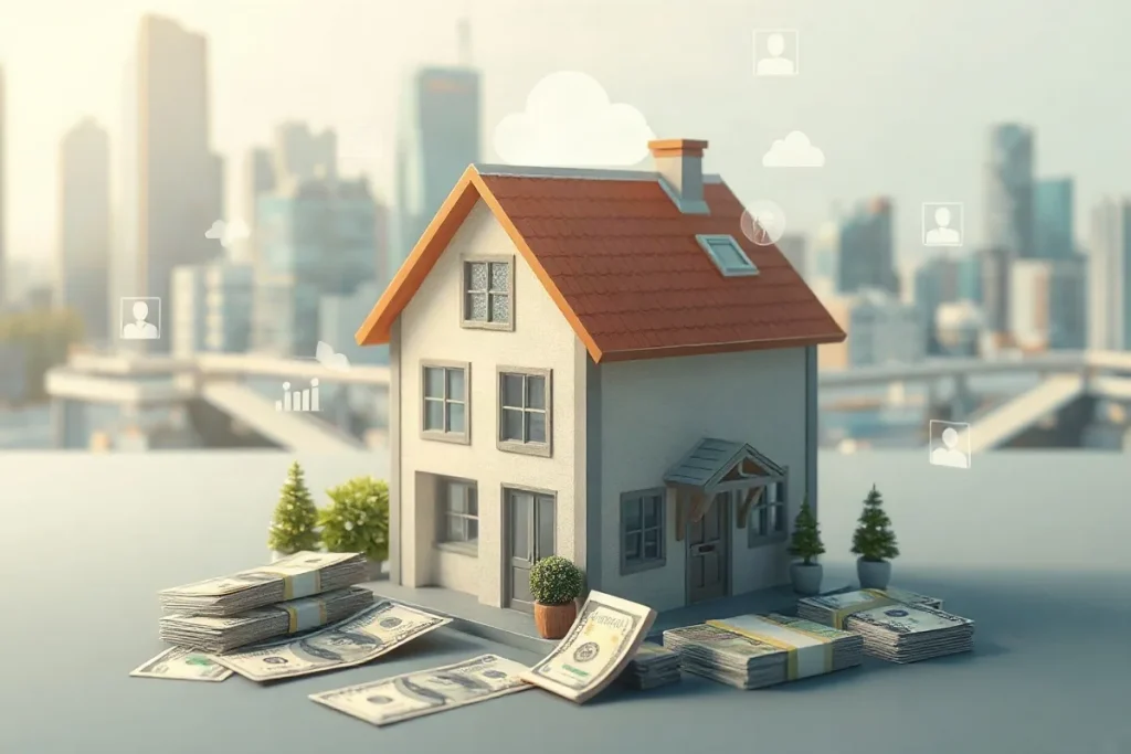 Hero illustration for the article “How Property Transactions Move Through Financial Channels”