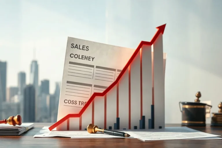 Hero illustration for the article “Ennis Posts Sales Growth but Earnings Drop Amid Legal Costs”