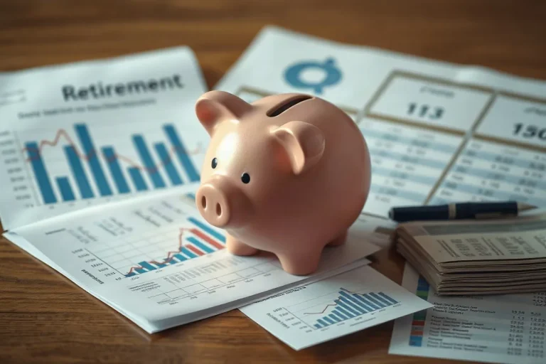Hero illustration for the article “How Behavioral Finance Shapes Retirement Planning Success”