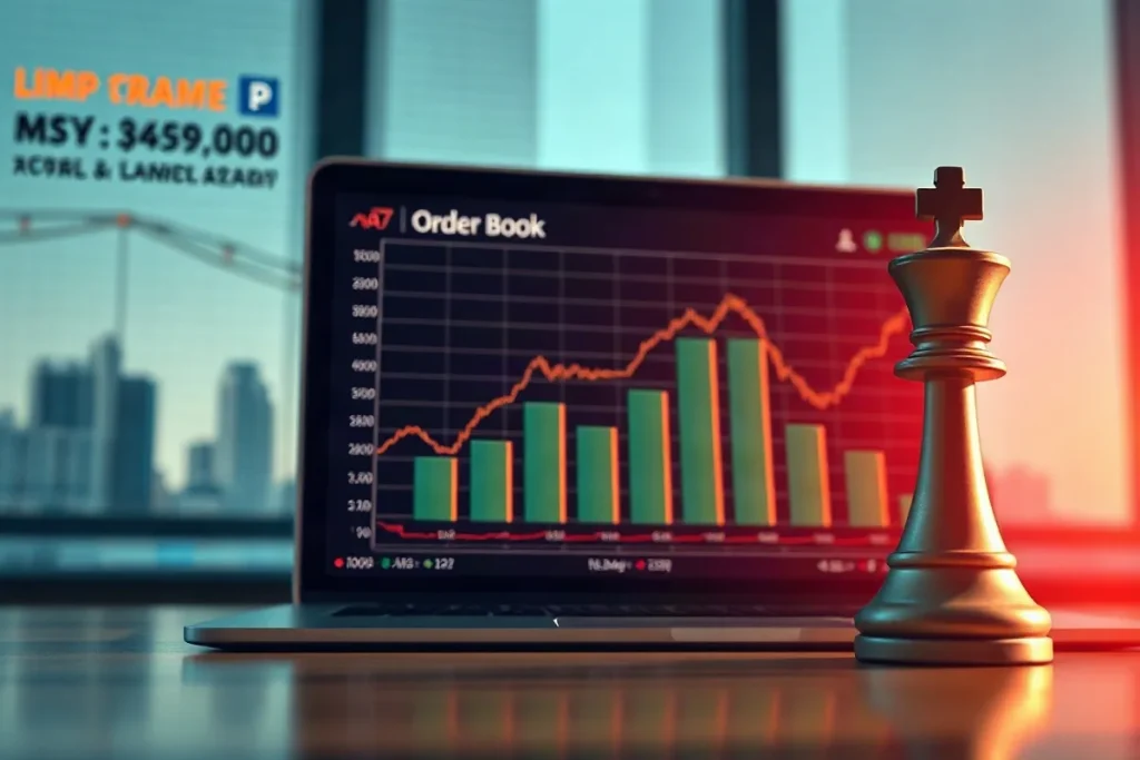 Hero illustration for the article “Polymarket hires Goldman veteran Lisa Mantil”