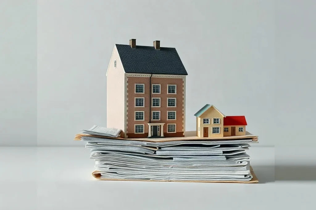 Hero illustration for the article “Investment Property Loans: How Lenders Assess Risk”