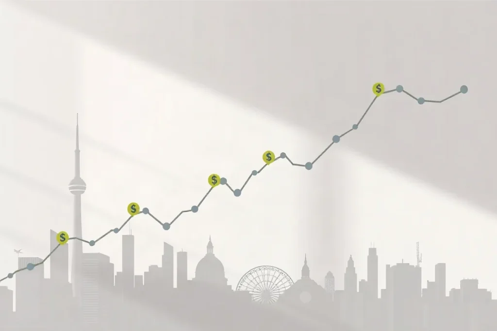 Hero illustration for the article “The Long-Term Benefits of Dollar-Cost Averaging in Investing”