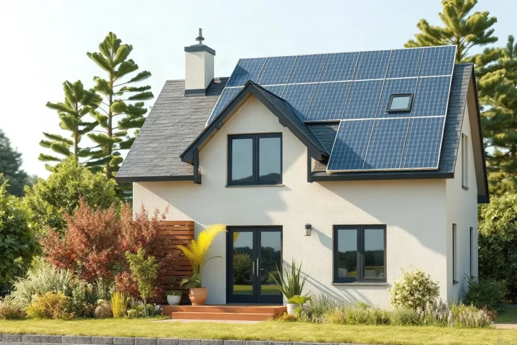 Hero illustration for the article “How Green Mortgages Drive Sustainable Property Investments”