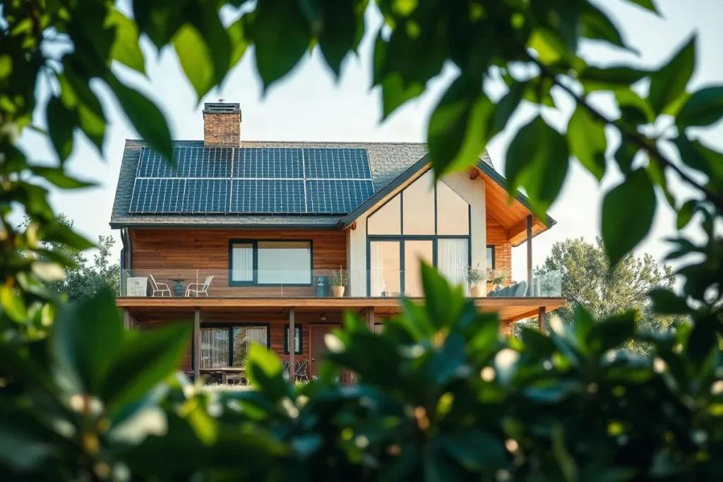 Hero illustration for the article “How Green Mortgages Encourage Energy-Efficient Home Upgrades”