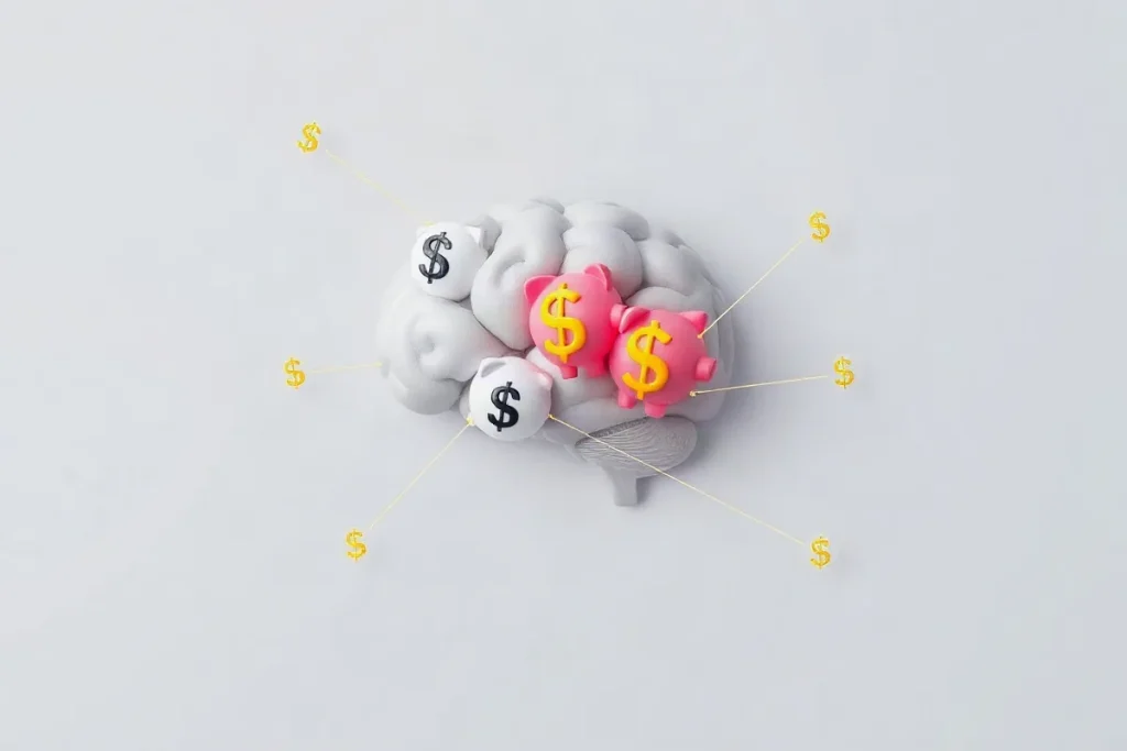 Hero illustration for the article “How Psychology Shapes Spending and Saving Habits in 2026”