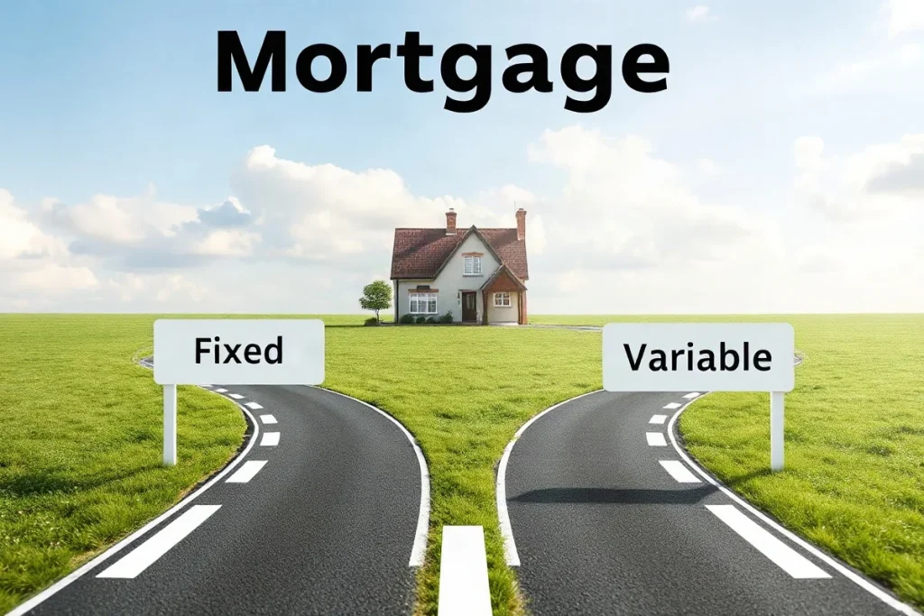 Hero illustration for the article “Fixed-Rate vs Variable-Rate Mortgages for Rental Properties”