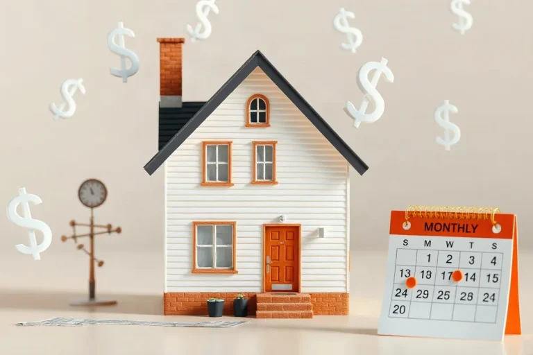 Hero illustration for the article “How Property Taxes Affect Homeowners’ Monthly Budgets”