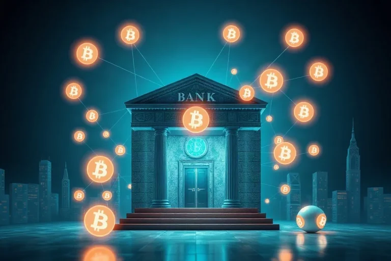 Hero illustration for the article “Historic Bank Forecasts 400% Growth for Federal Bank Token”