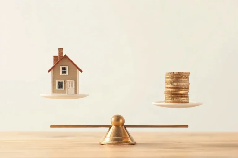Hero illustration for the article “Buy to Let vs Traditional Homeownership Financial Pros Cons”
