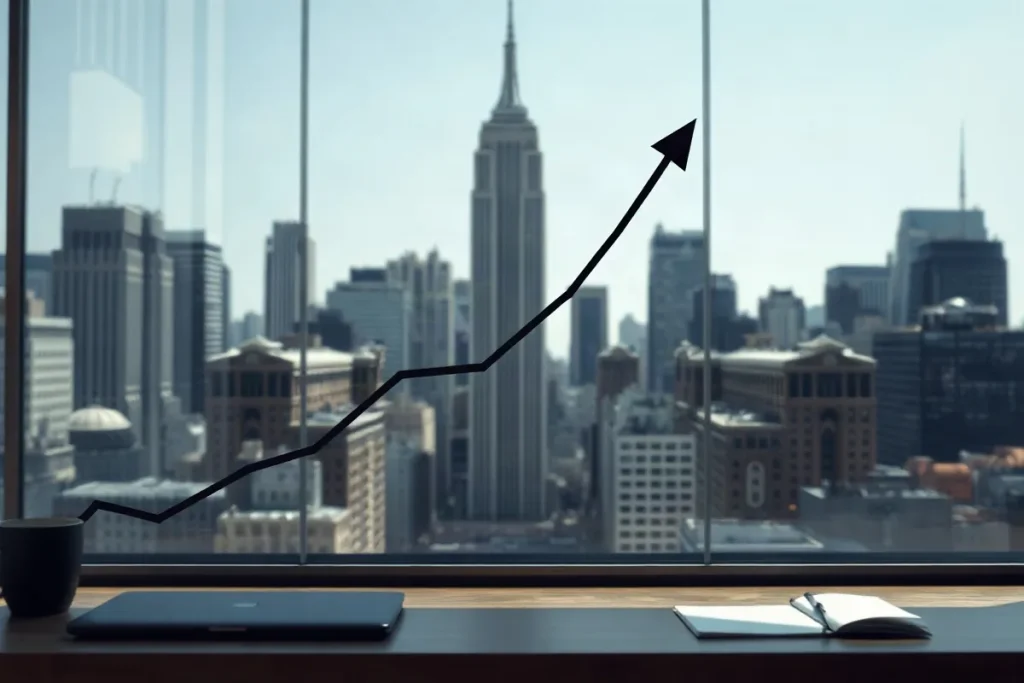 Hero illustration for the article “Corporate America’s Profit Outlook Hits a New High”