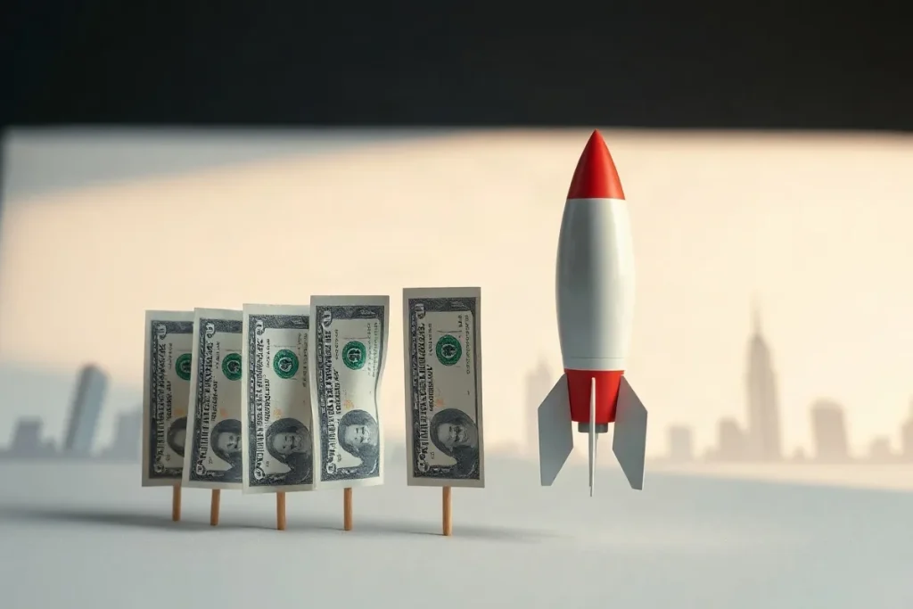 Hero illustration for the article “Musk Pledges One SpaceX Share to Every U.S. Child”