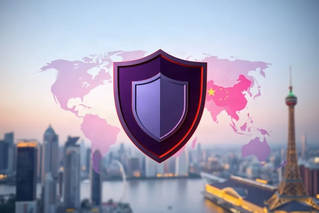 Hero illustration for the article “Panel Flags Webull’s China Ties as Security Risk”