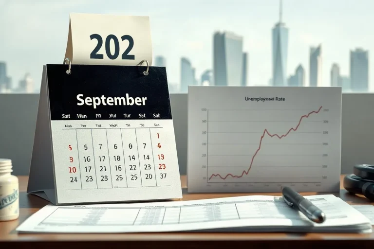 Hero illustration for the article “September Hiring Slows to 29,000 as Unemployment Hits 4.2%”