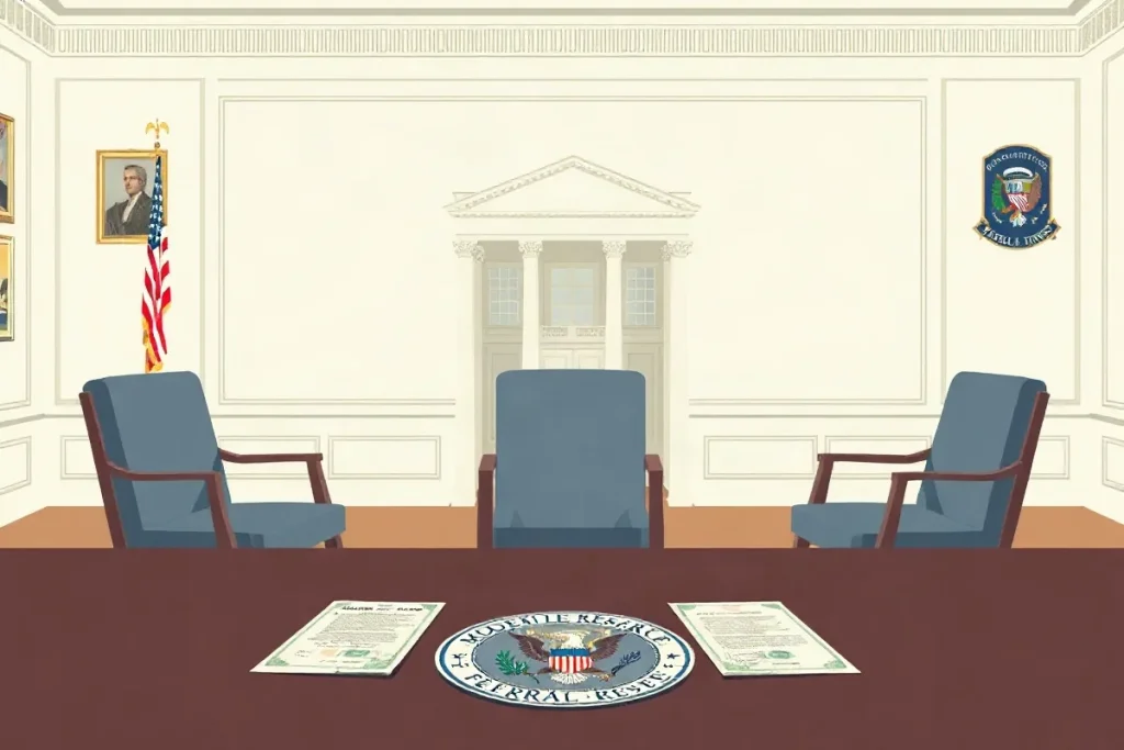 Hero illustration for the article “Trump Names Panel to Investigate Lisa Cook”