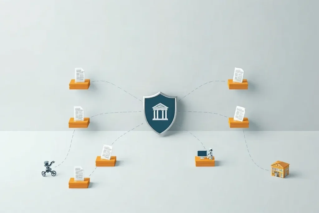 Hero illustration for the article “Wall Street Banks See 1,721% Jump in Agent Skills”